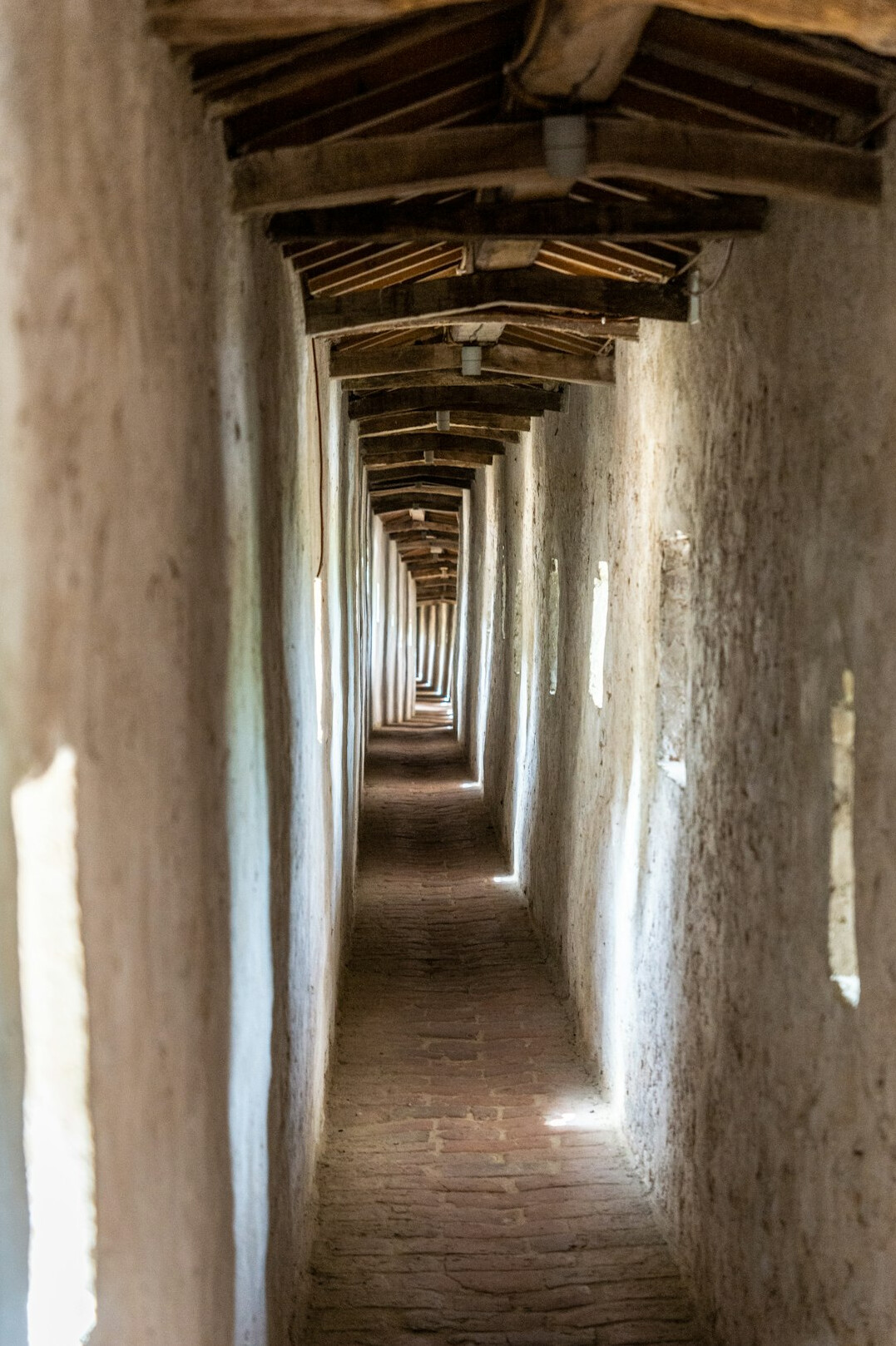 ancient castle hallway